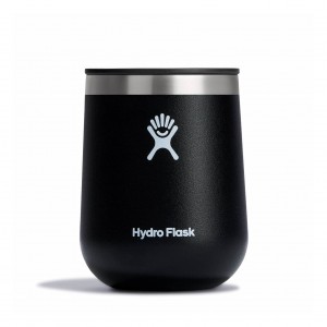 Hydro Flask 10 oz Wine Tumbler Schwarz | 0345829-XR