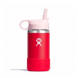Hydro Flask 12 oz Kids Wide Mouth w/ Straw Cap Goji | 9846510-MF