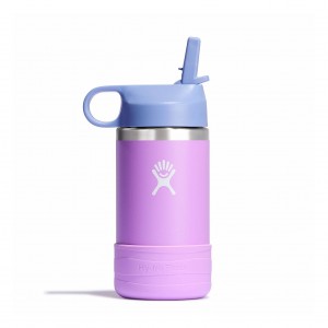 Hydro Flask 12 oz Kids Wide Mouth w/ Straw Cap Anemone | 1740835-QV