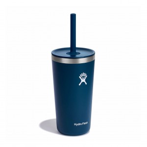 Hydro Flask 20 oz All Around™ Tumbler with Straw Lid Indigo | 8167325-AQ