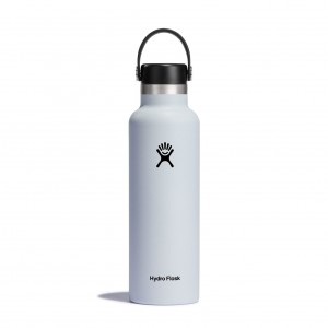 Hydro Flask 21 oz Standard Mouth Weiß | 2965304-BZ