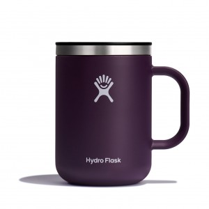 Hydro Flask 24 oz Mug Eggplant | 1846302-XG