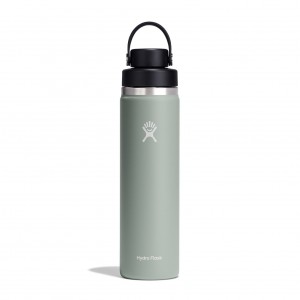Hydro Flask 24 oz Wide Mouth with Flex Chug Cap Agave | 1928536-YR