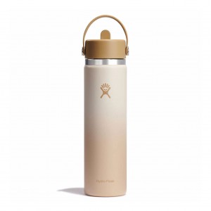 Hydro Flask 24 oz Wide Mouth with Flex Straw Cap Honey Ombre | 4683157-SC