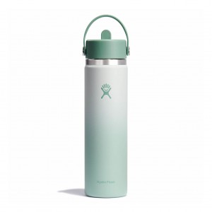 Hydro Flask 24 oz Wide Mouth with Flex Straw Cap Matcha Ombre | 8450621-GP