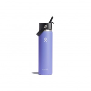 Hydro Flask 24 oz Wide Mouth with Flex Straw Cap Lupine | 6975301-FC