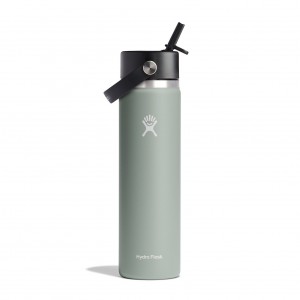 Hydro Flask 24 oz Wide Mouth with Flex Straw Cap Agave | 0851279-LQ