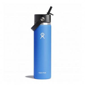 Hydro Flask 24 oz Wide Mouth with Flex Straw Cap Cascade | 9167203-TP