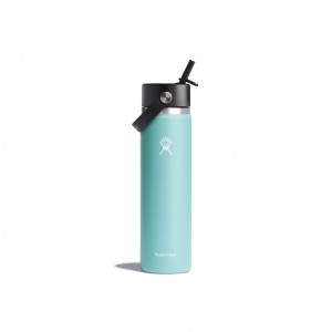Hydro Flask 24 oz Wide Mouth with Flex Straw Cap Dew | 8927645-LF
