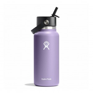 Hydro Flask 32 oz Wide Mouth with Flex Straw Cap Moonshadow | 0837296-QO