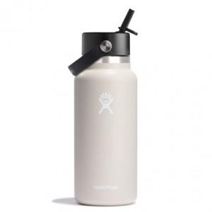 Hydro Flask 32 oz Wide Mouth with Flex Straw Cap Oat | 6410578-ZS