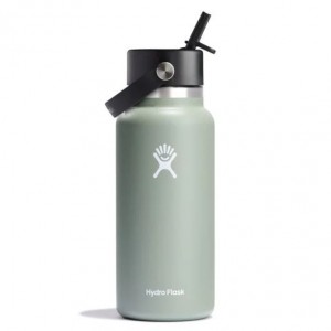 Hydro Flask 32 oz Wide Mouth with Flex Straw Cap Agave | 3948720-YE