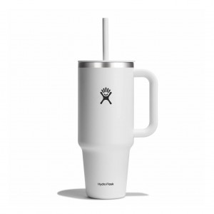 Hydro Flask 40 oz All Around™ Travel Tumbler Weiß | 6403179-BX