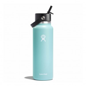 Hydro Flask 40 oz Wide Mouth with Flex Straw Cap Dew | 8709534-WL