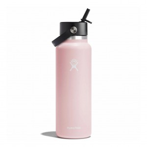 Hydro Flask 40 oz Wide Mouth with Flex Straw Cap Trillium | 4790216-OJ