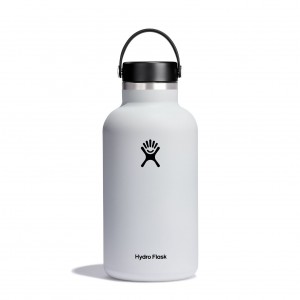 Hydro Flask 64 oz Wide Mouth Weiß | 5261470-QG