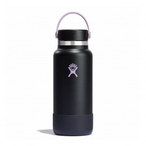 Hydro Flask Tilly's Special Edition 32 oz Wide Mouth Schwarz | 4876195-SQ